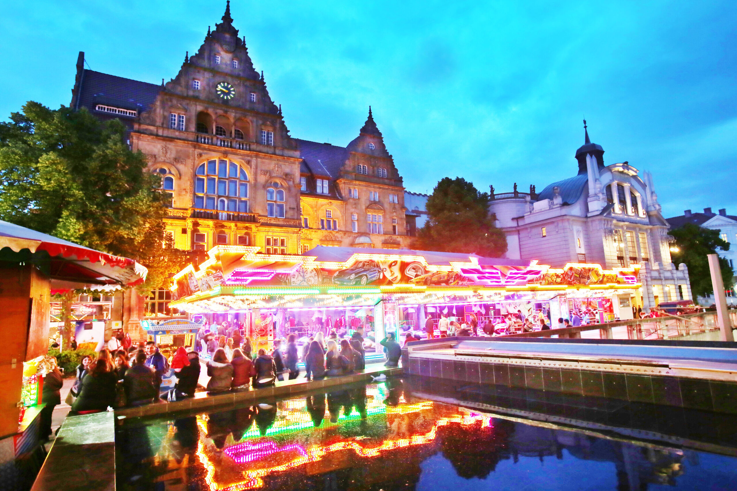 Der Leineweber-Markt gehört zu den größten und schönsten Stadtfeste in Ostwestfalen-Lippe.