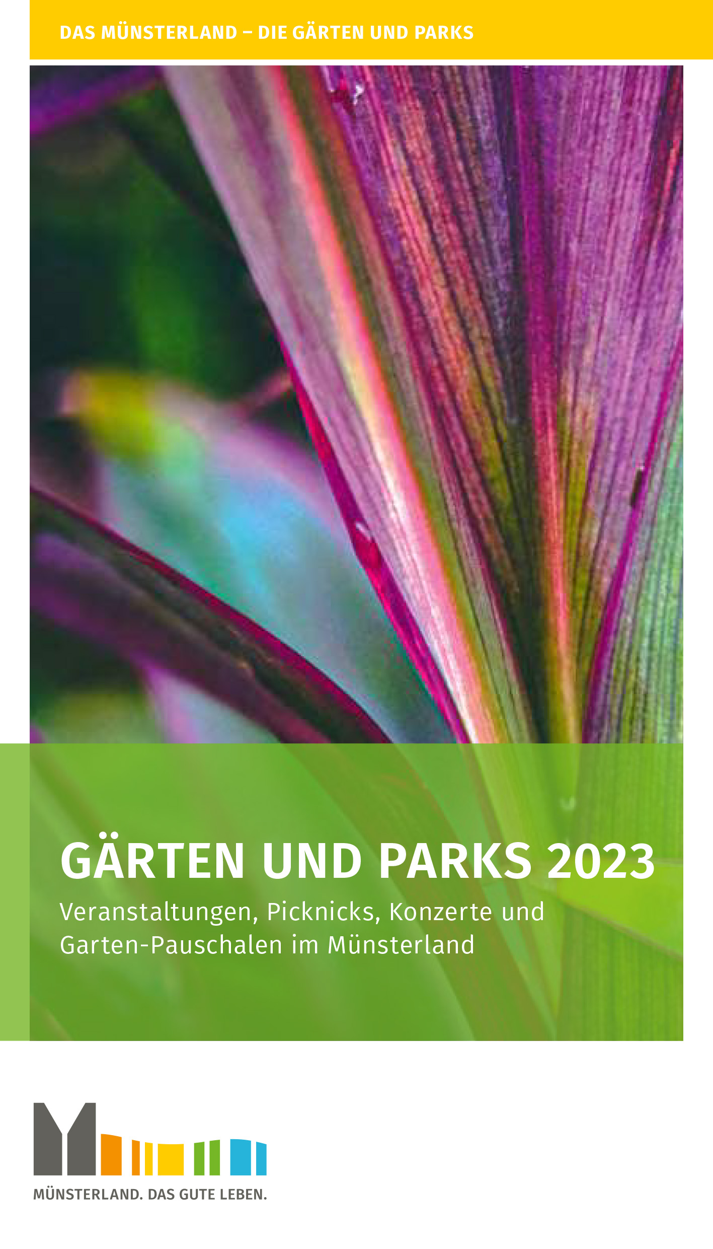 Broschüre „Gärten und Parks 2023“ für das Münsterland erschienen