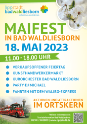 Maifest Bad Waldliesborn Plakat