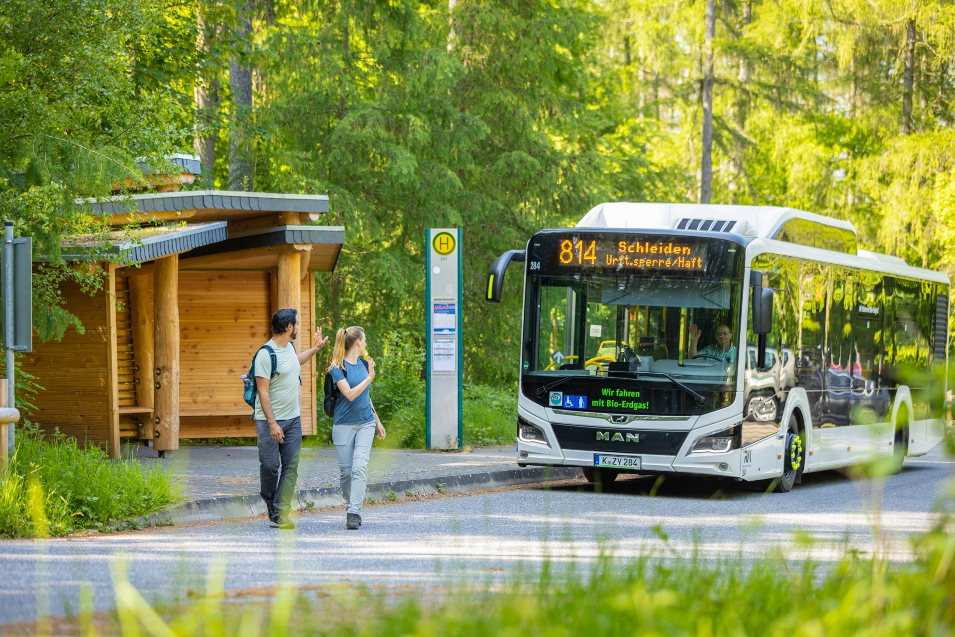 Nationalpark Eifel Pendelverkehr mit Bussen
