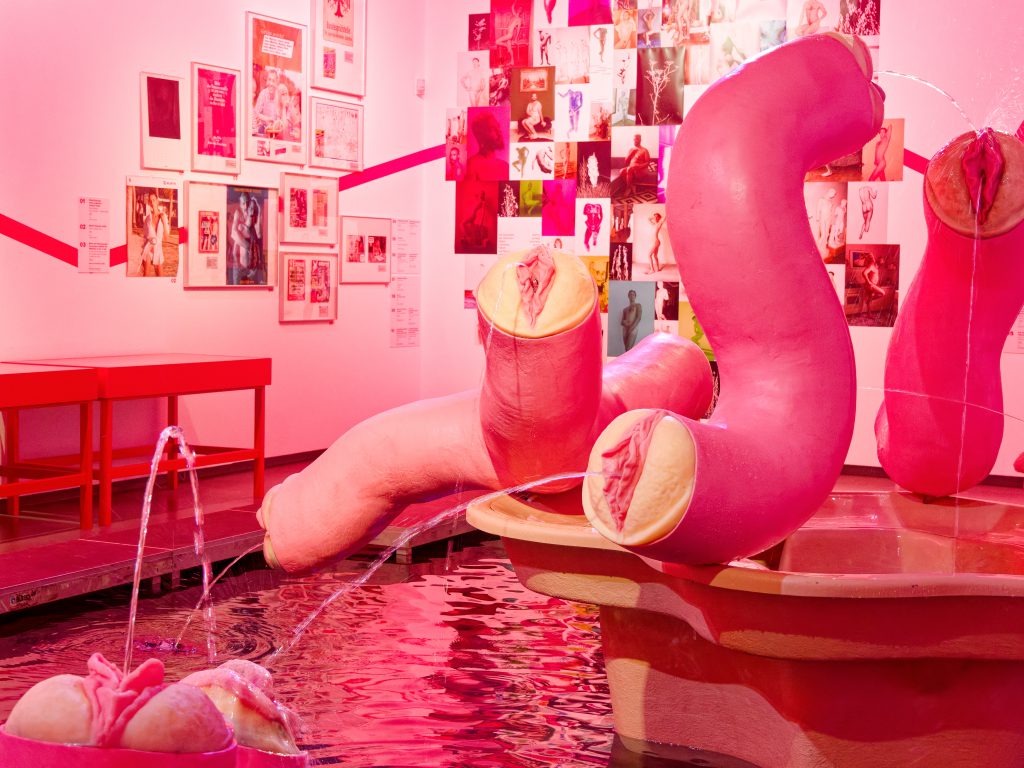 Sex Now, Ausstellung im NRW-Forum Düsseldorf, Künstlerin Peaches - Foto: Helmut Sonnenhol