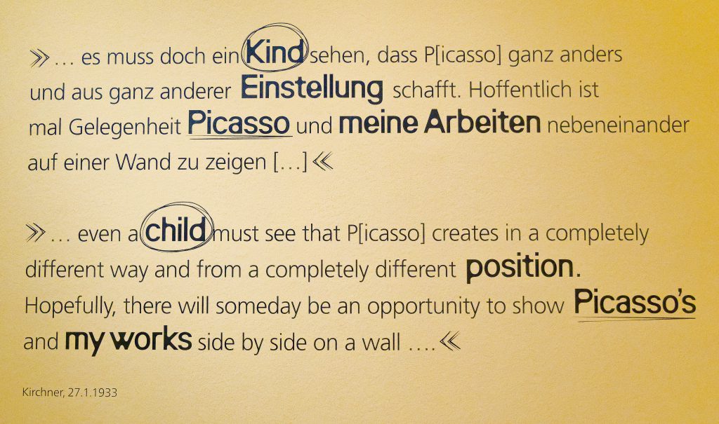 Kirchner.Picasso, Ausstellung im LWL-Museum für Kunst und Kultur Münster - Foto: Helmut Sonnenhol