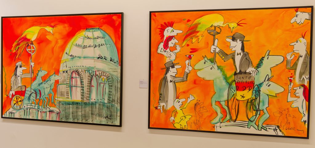 Kometenhaft panisch, Udo Lindenberg in der LUDWIGGALERIE - Foto: Helmut Sonnenhol