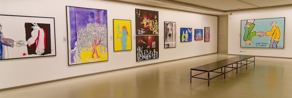 Kometenhaft panisch, Udo Lindenberg in der LUDWIGGALERIE Oberhausen - Foto: Helmut Sonnenhol