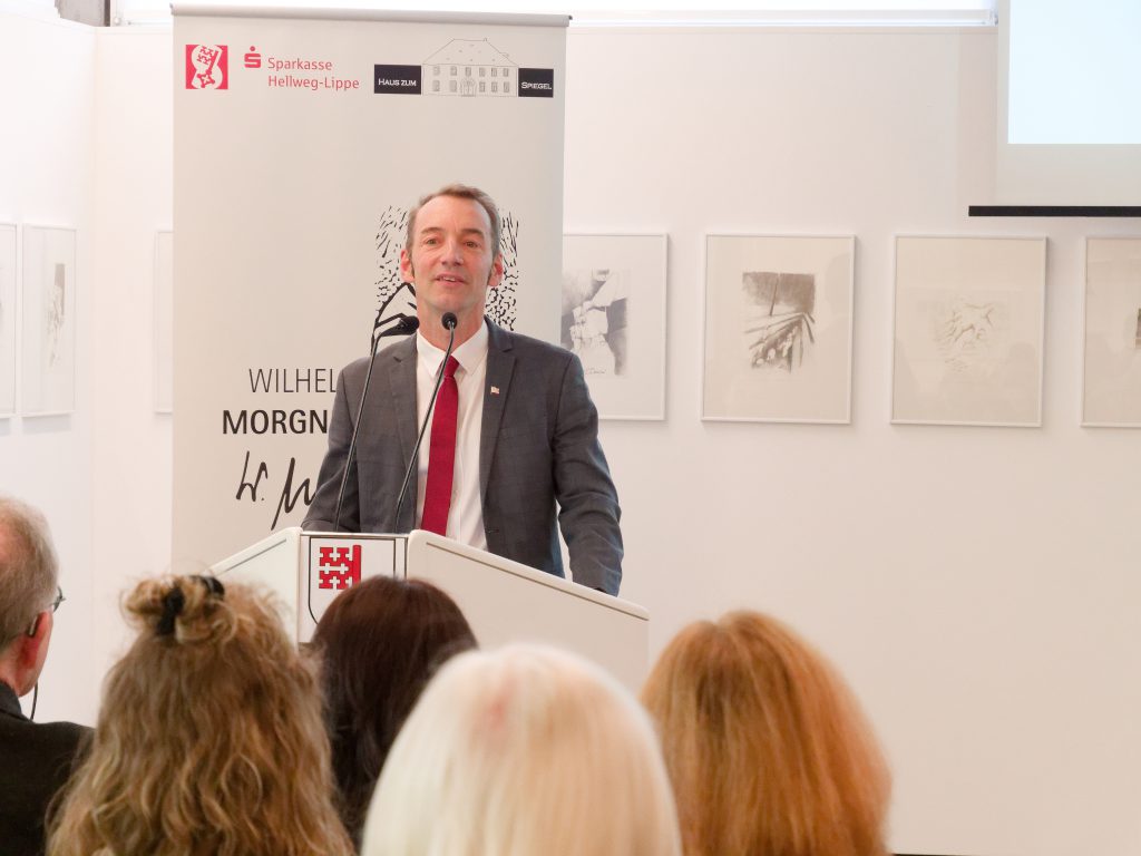 Bürgermeister Marcus Schiffer, Verleihung Wilhelm-Morgner-Preis 2025 - Foto: Helmut Sonnenhol