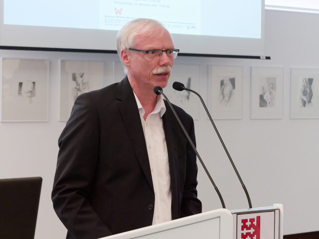 Ulrich Kleinetigges, Verleihung Wilhelm-Morgner-Preis 2025 - Foto: Helmut Sonnenhol