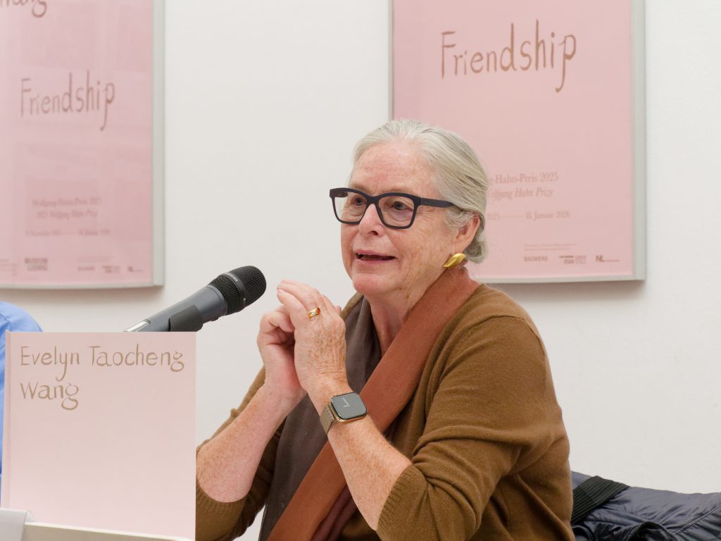 Mayen Beckmann, WoIfgang-Hahn-Preis 2025: Evelyn Taocheng Wang - Foto: Helmut Sonnenhol