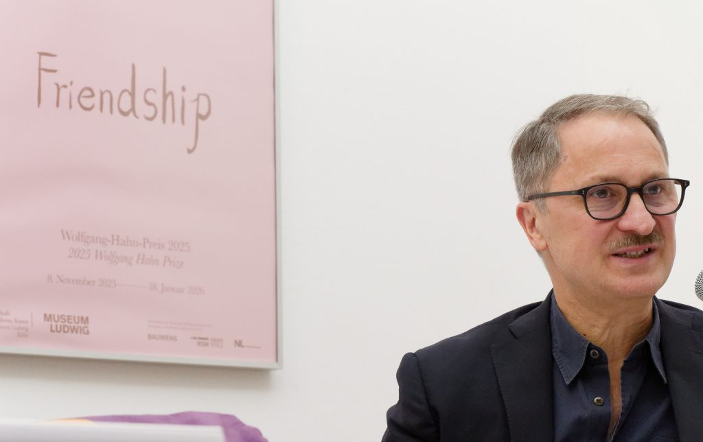 Yilmaz Dziewior, WoIfgang-Hahn-Preis 2025: Evelyn Taocheng Wang - Foto: Helmut Sonnenhol