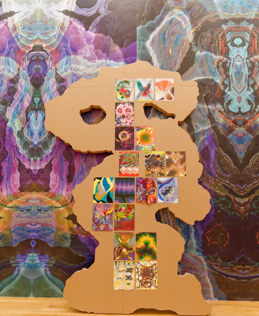 Kerstin Brätsch. Ausstellung im Kunstmuseum Bonn. Foto: Helmut Sonnenhol