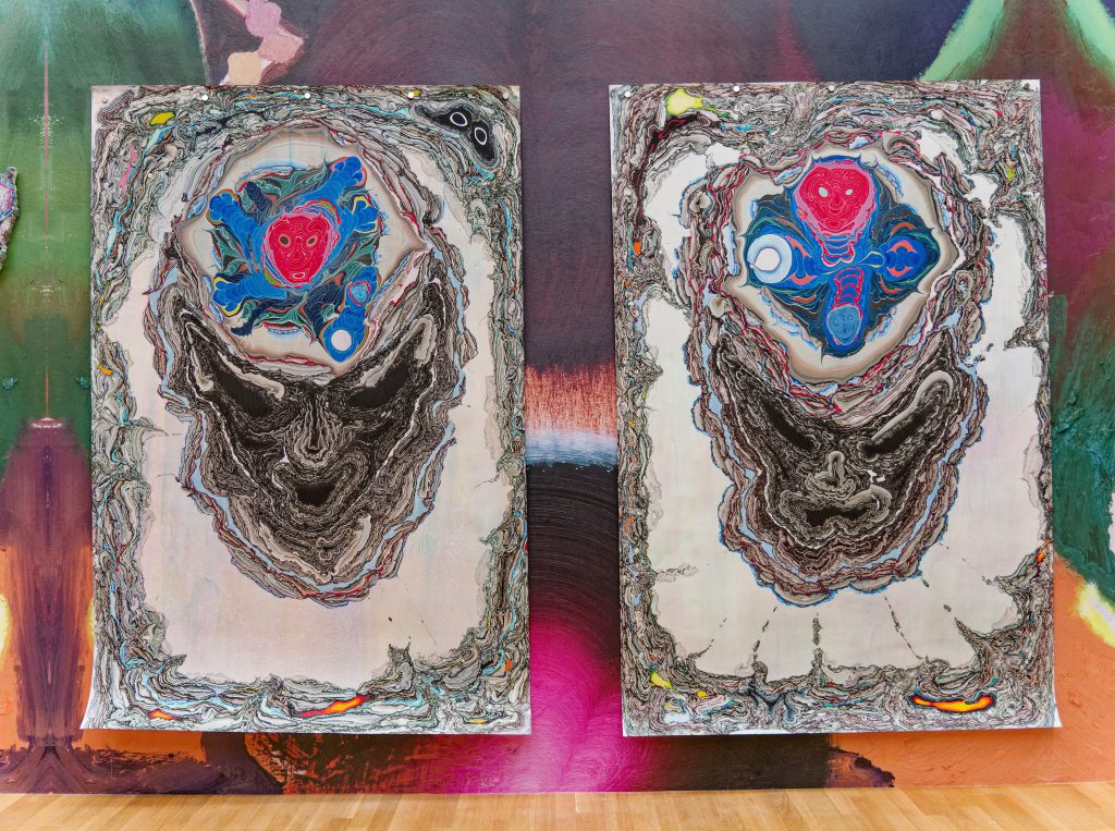 Kerstin Brätsch. Ausstellung im Kunstmuseum Bonn. Foto: Helmut Sonnenhol