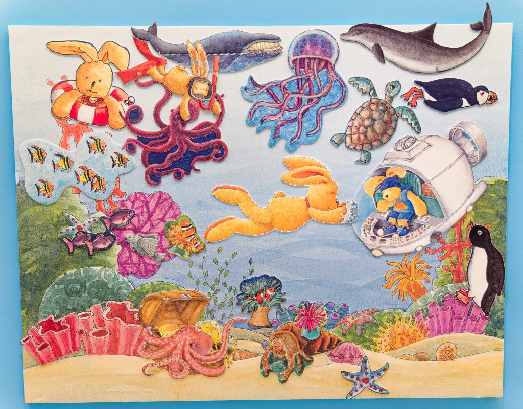 Der Hase Felix - Reiselustig - Familienausstellung "Reiselustig. Unterwegs mit dem Hasen Felix" eröffnet in Münster.