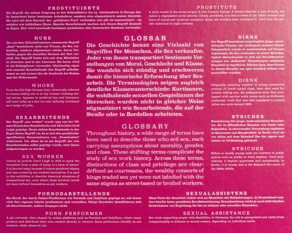 SEX WORK - Eine Kulturgeschichte der Sexarbeit - Bundeskunsthalle Bonn