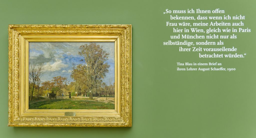 Tina Blau - Im Freien - Kunstmuseum Ahlen