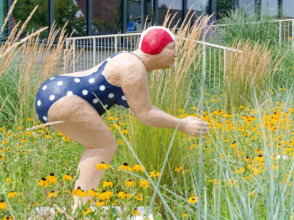 Alltagsmenschen in Höxter. Lechner-Figuren.