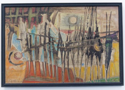 Gerhard Hoehme. enträtsel nicht die Orte. Museum Küppersmühle Duisburg