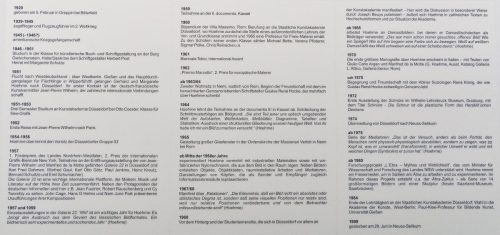 Gerhard Hoehme. enträtsel nicht die Orte. Museum Küppersmühle Duisburg