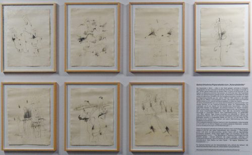 Gerhard Hoehme. enträtsel nicht die Orte. Museum Küppersmühle Duisburg