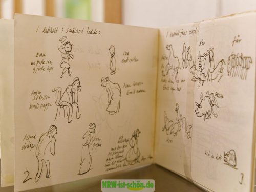 Astrid Lindgrens Welt in Bildern. Pustekuchen, Schabernack und Plutimikation. Ludwiggalerie Schloss Oberhausen.