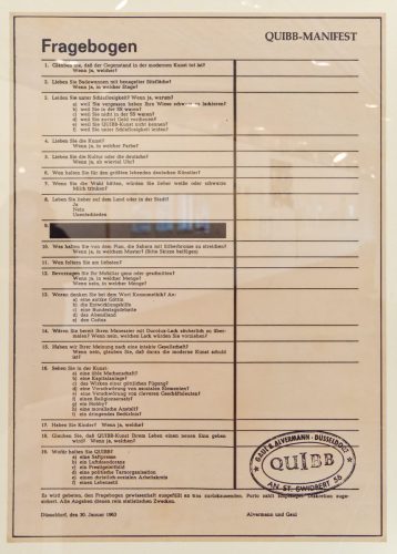 Kunstmuseum Bochum - How We Met - Fluxus-Kunst