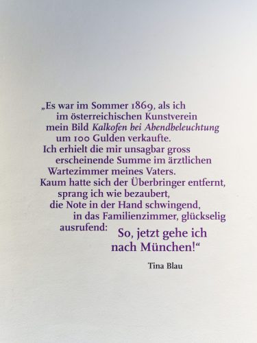 Tina Blau - Im Freien - Kunstmuseum Ahlen