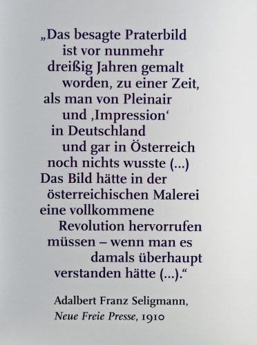 Tina Blau - Im Freien - Kunstmuseum Ahlen