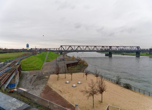 IGA 2027. Rheinpark Duisburg. Erste Rose wurde gepflanzt. Rosenkönigin Theresa Hildebrandt.