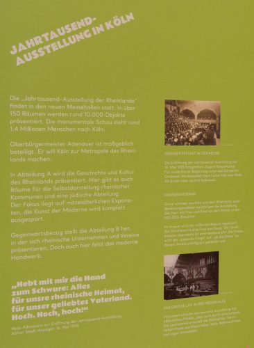 Gemütlichkeit und Moderne. Kölnisches Stadtmuseum. LVR-Landeshaus. Sonderausstellung.