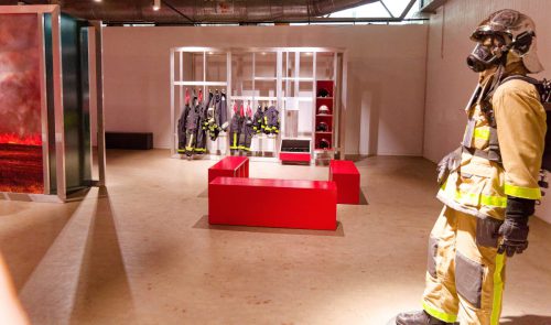 Sonderausstellung zum Feuer in der DASA