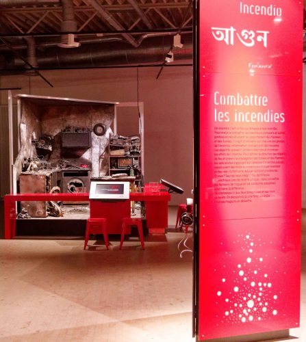 Sonderausstellung zum Feuer in der DASA