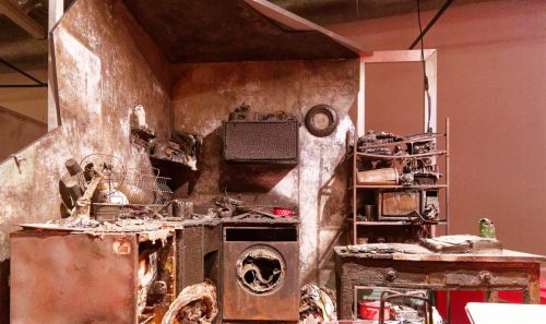 Sonderausstellung zum Feuer in der DASA