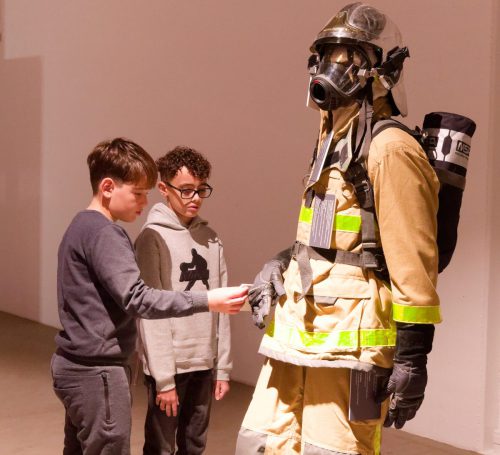 Sonderausstellung zum Feuer in der DASA