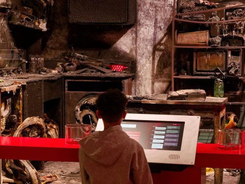 Sonderausstellung zum Feuer in der DASA