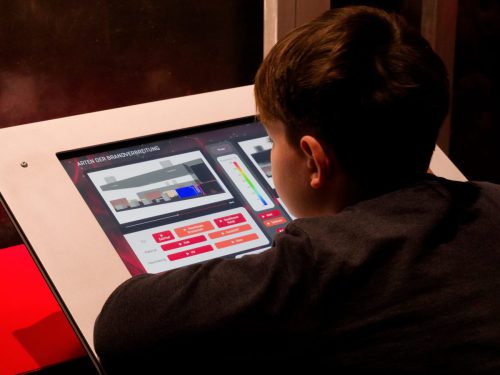 Sonderausstellung zum Feuer in der DASA